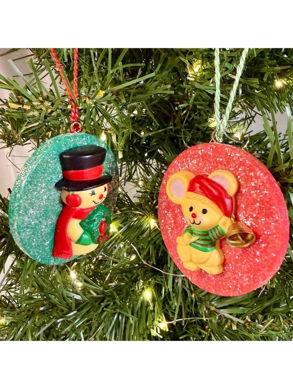 Hallmark Tree Trimmer Ornament Set - Rare - 1987